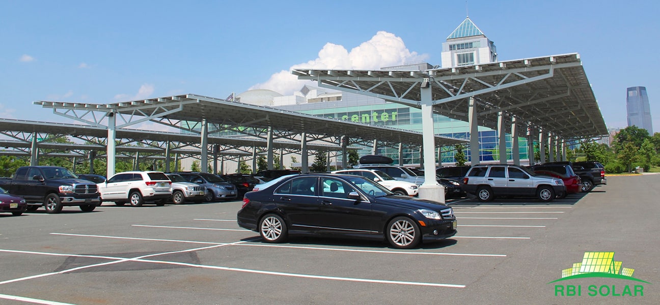 Solar Panels in Parking Lot